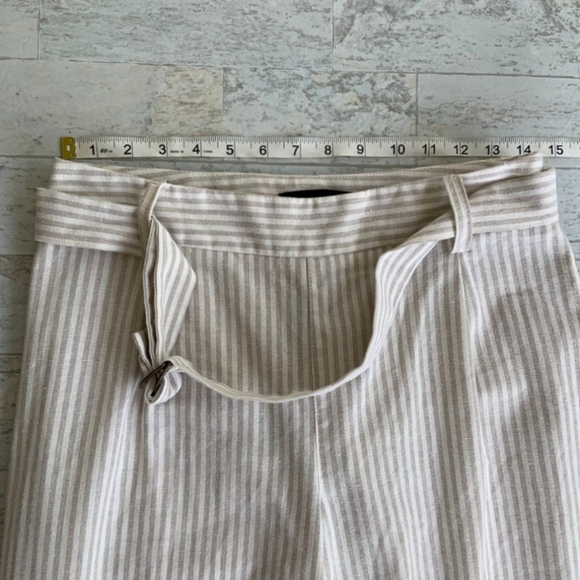 Sanctuary Tan Belted Striped Culottes 27 - Picture 6 of 11